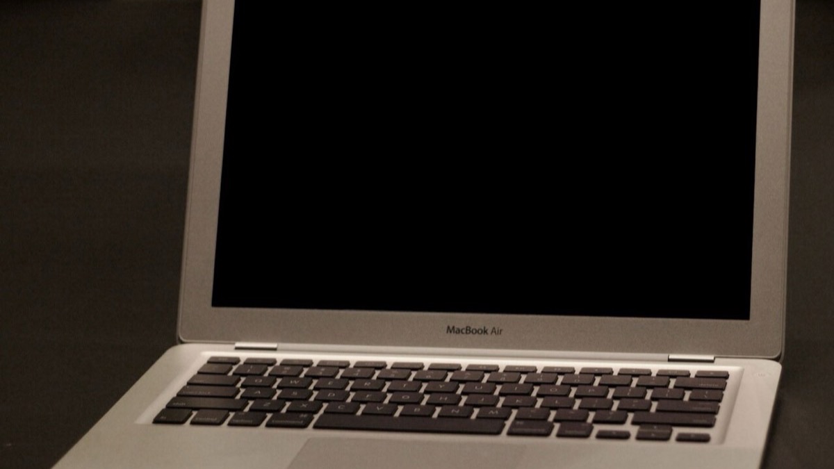 A black MacBook Air on a desk — a stand-in for the MacBook Air line