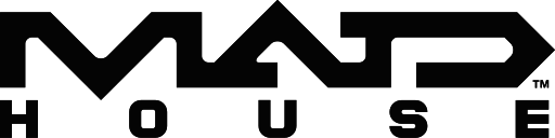 Madhouse logo — the studio behind Frieren, Hunter x Hunter (2011), One Punch Man season 1, Death Note