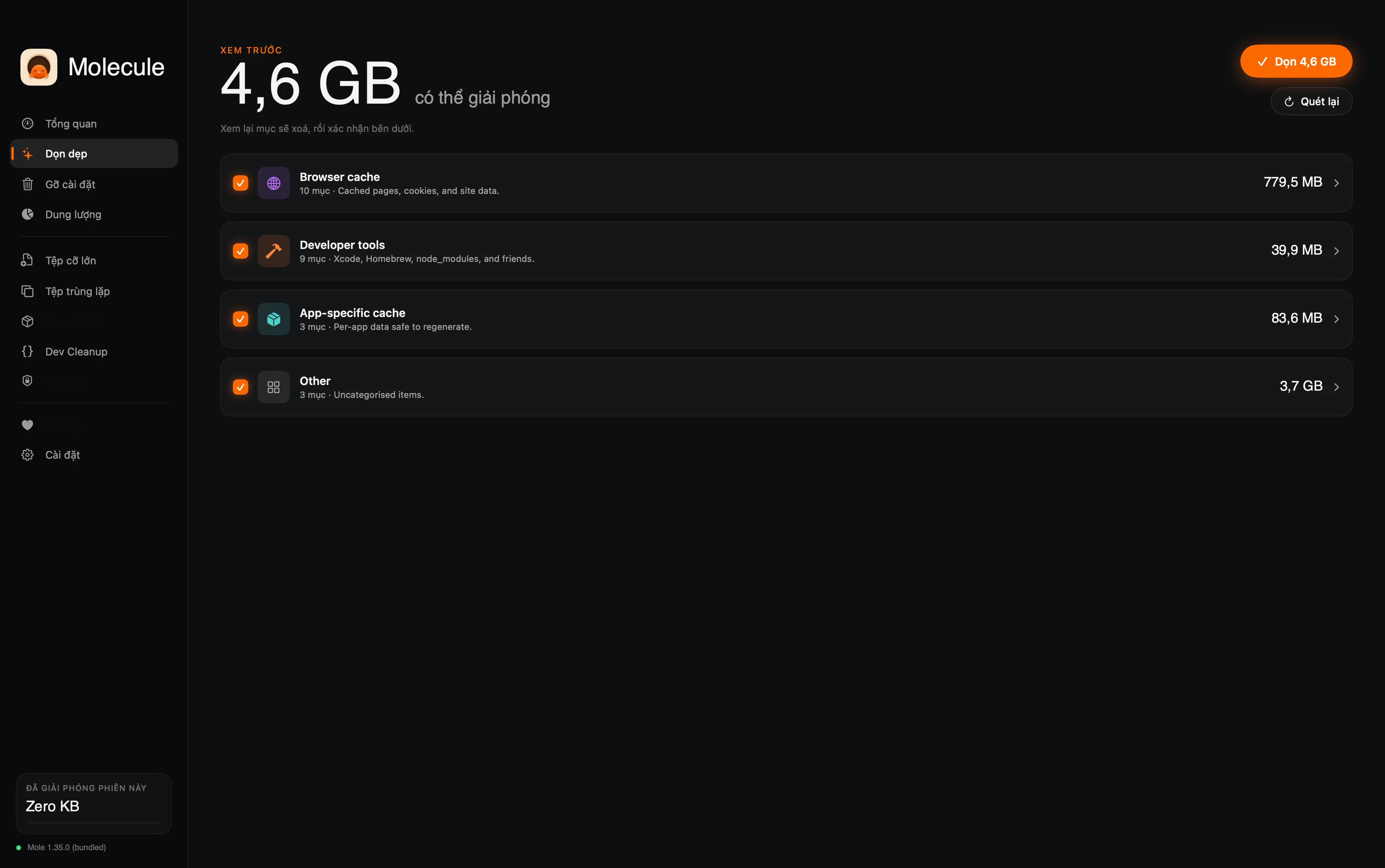 Molecule — Smart Clean · preview