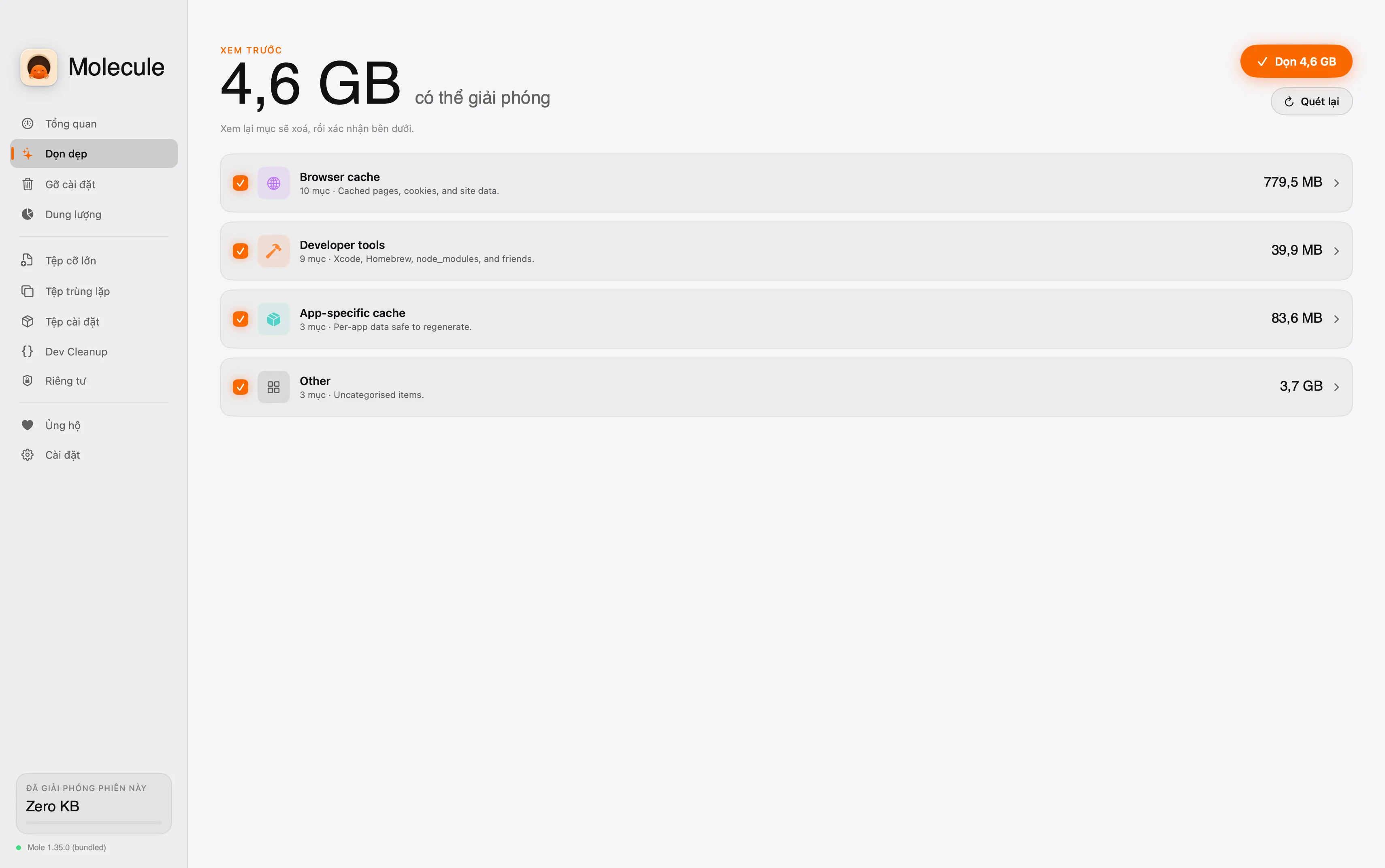Molecule — Smart Clean · preview