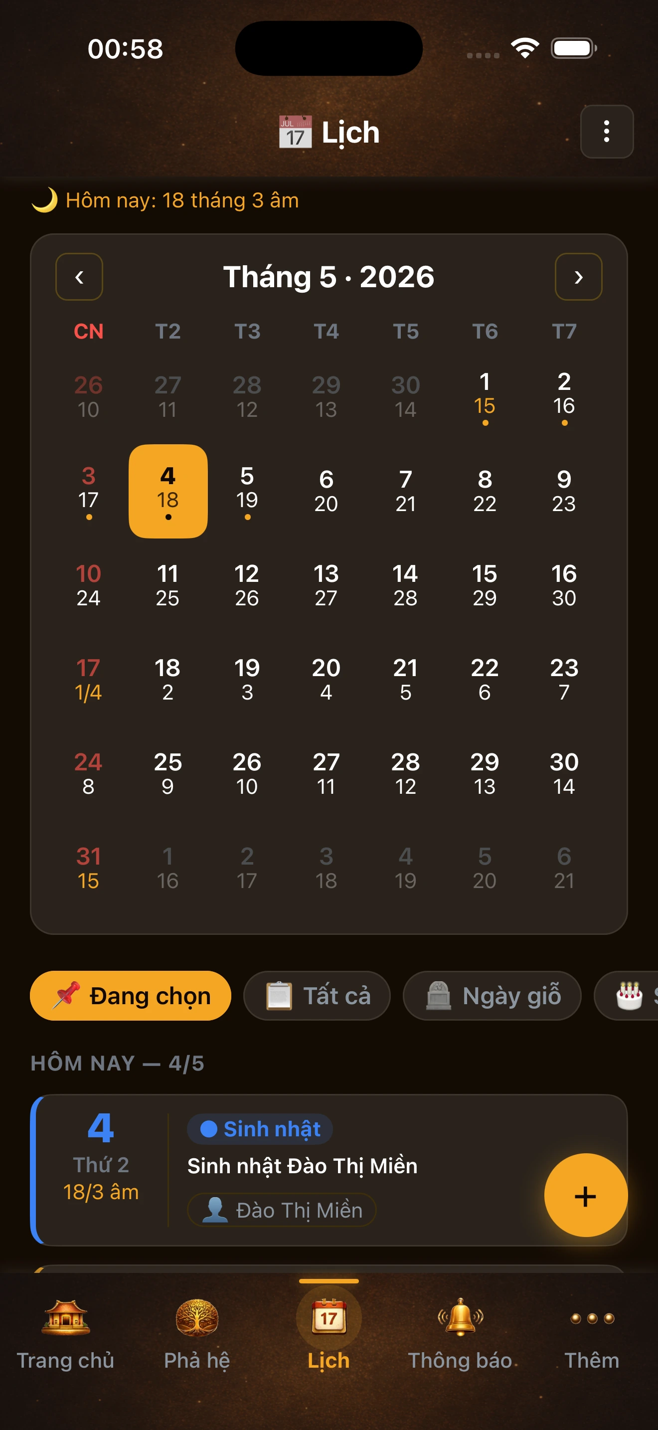 Đại Việt Phả on iOS — Anniversaries & events